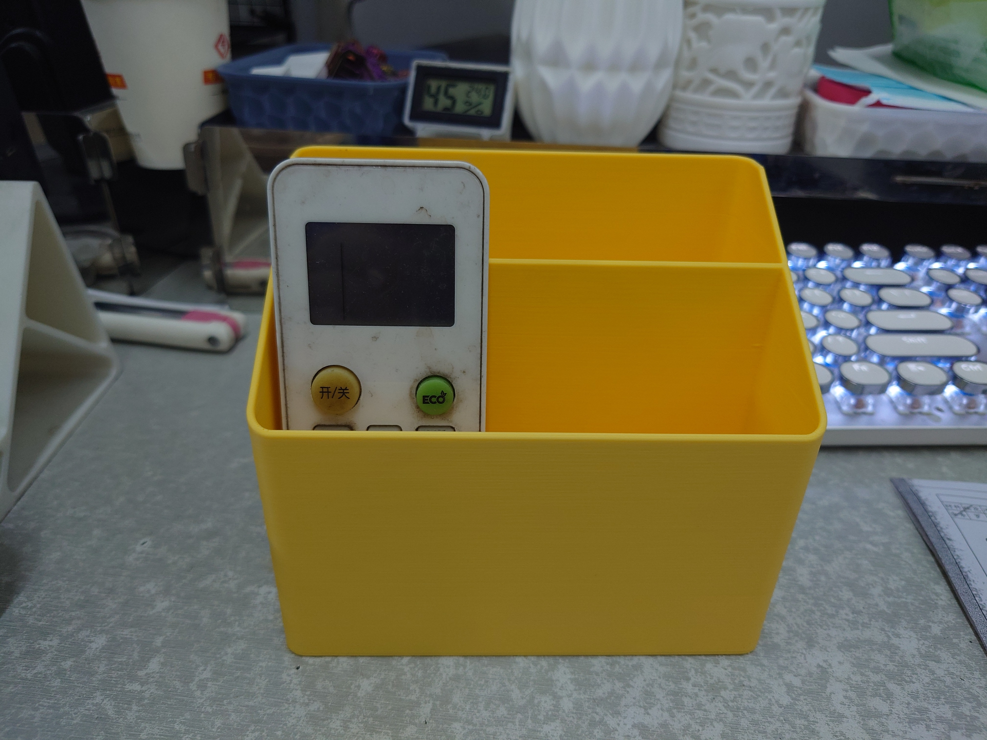空调遥控器宽口收纳器