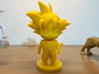Kid Goku Chibi – Modelo 3D Estilizado