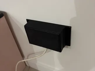Double Australian GPO Cover to suit Angled Plugs