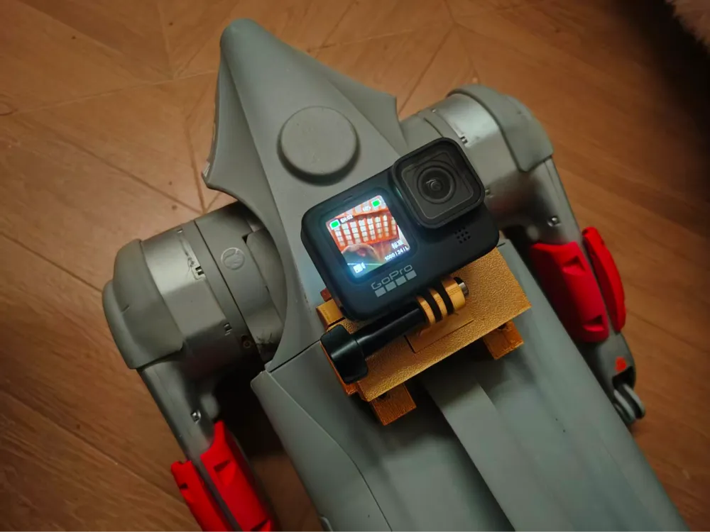Unitree GO2 back detachable GoPro mount - Free 3D Print Model - MakerWorld
