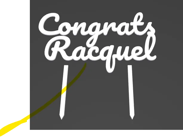 Congrats Racquel