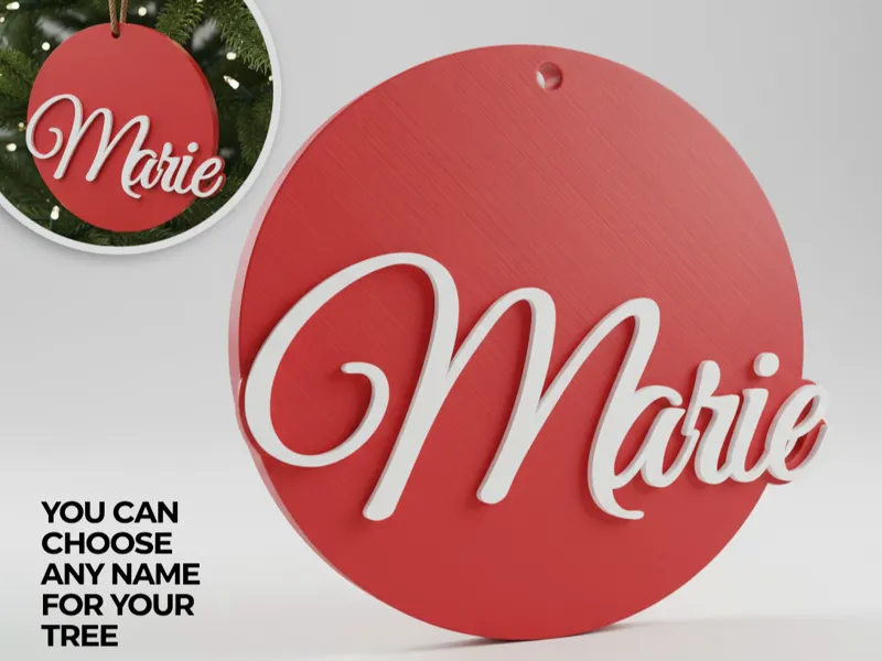 Personalized Christmas Decoration – Custom Name