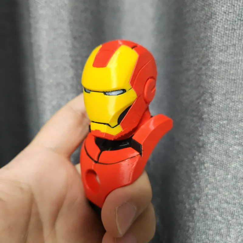 IRON MAN BUST_by max7th type2 [colouring remix]