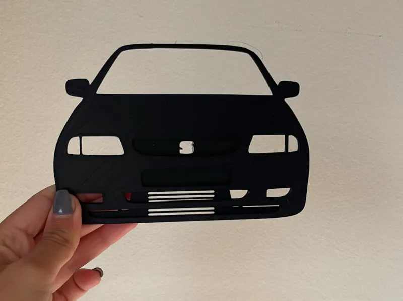 Wall art ( silhueta) Seat Ibiza 6K