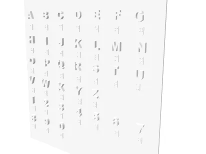 Braille board