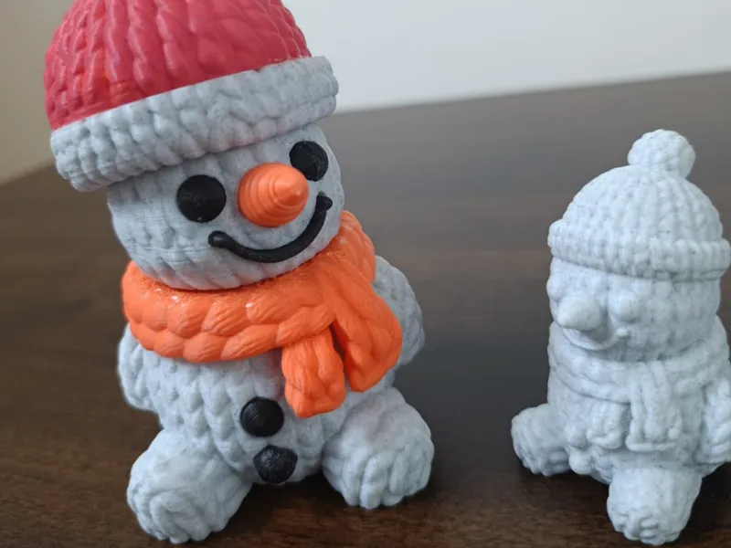 Knitted Snowman – Dual Version(Mini & Multi-Part)