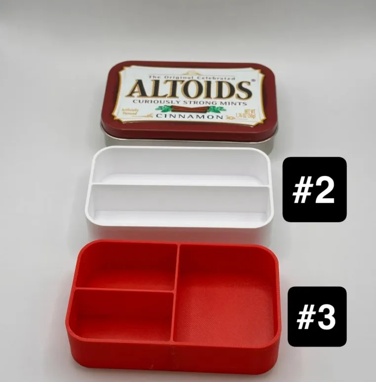 Altoids Tin Inserts - Free 3D Print Model - MakerWorld