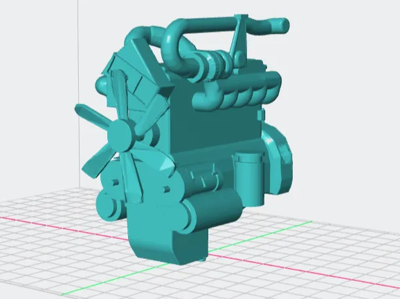 Raba Steiger 250 engine