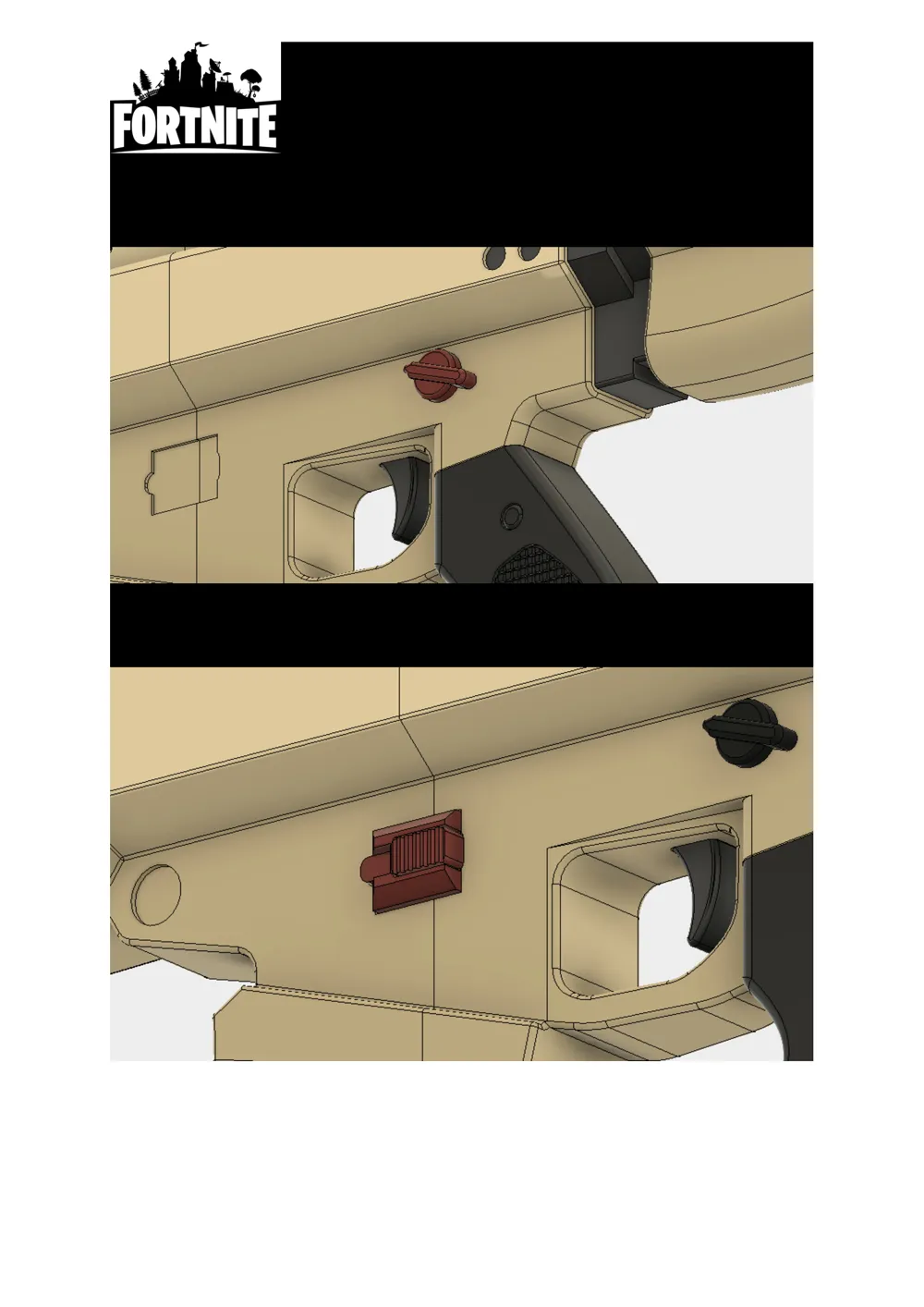 Fortnite Scar real size - Free 3D Print Model - MakerWorld