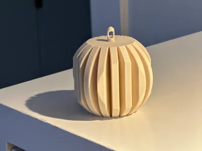 Your first square bauble - easy to print and stack