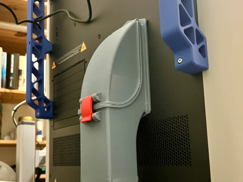 Bambulab H2S Poop Chute with access lid