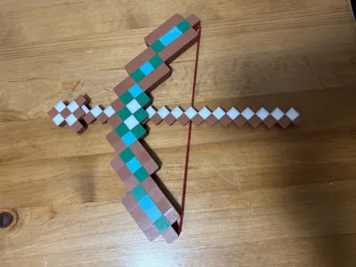 Minecraft Bow with Arrows