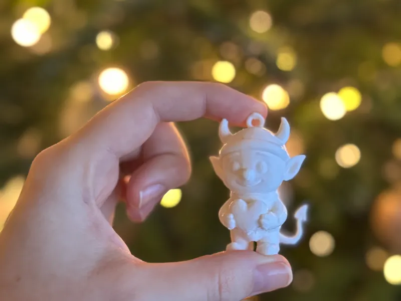 Cute christmas devil
