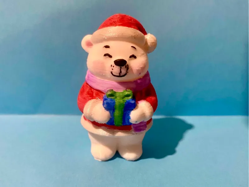 Santa teddy bear