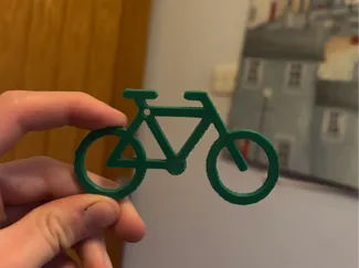Bike Christmas Tree ornament v1