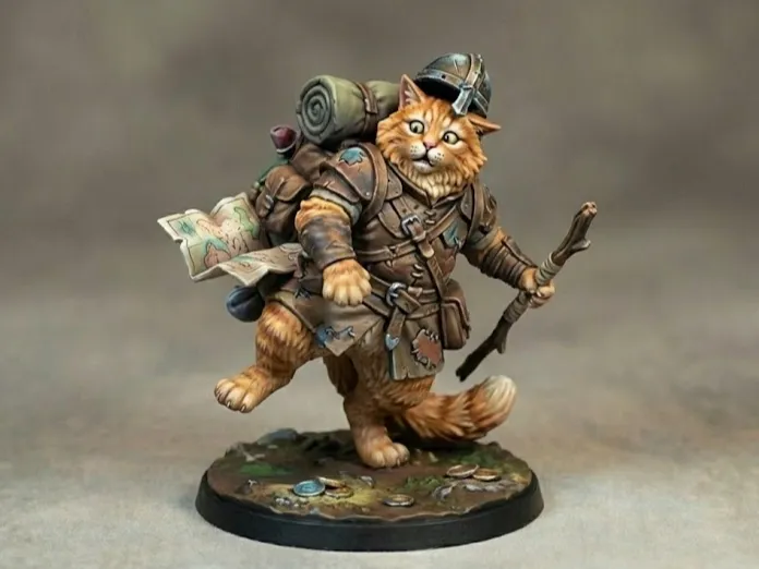 Tapsy the cat adventurer