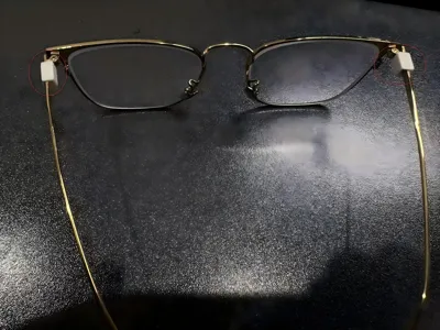 Eyeglass temple broken repair part