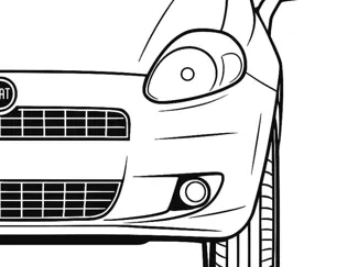 Arte murale Fiat Grande punto 