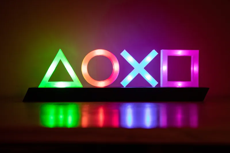 Playstation Icons Lights