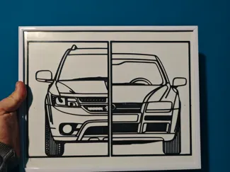 Arte murale fiat Freemont