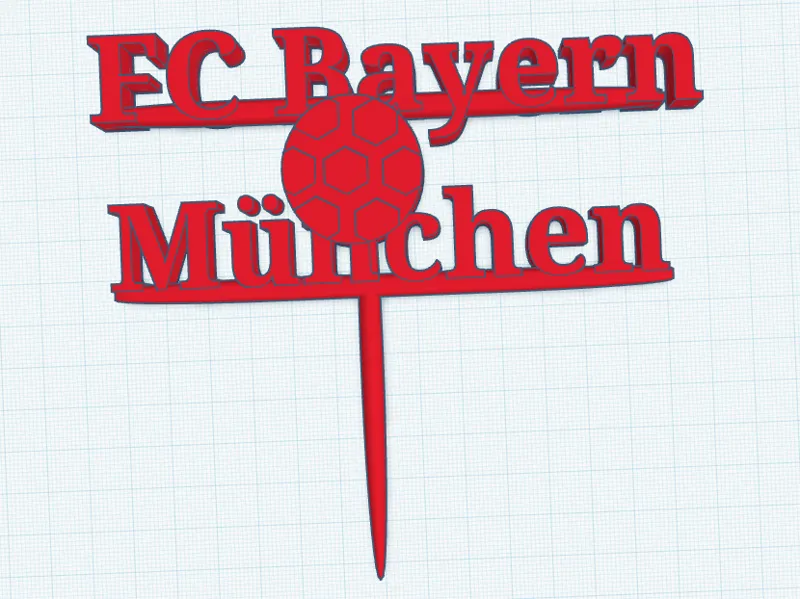 FCBM Cake Topper