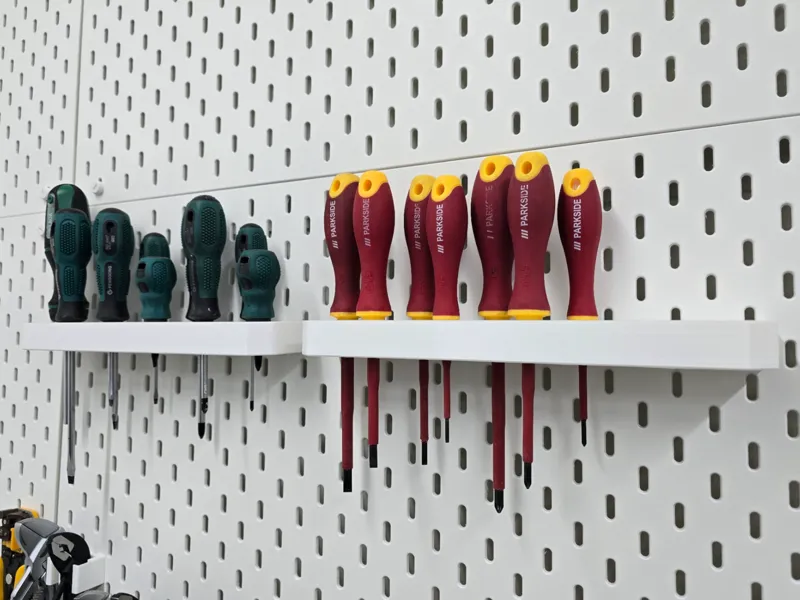 Skadis Modular Screwdriver Rack
