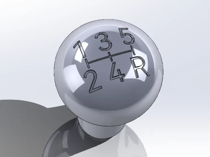 ZF5 Shift knob - Press Fit 