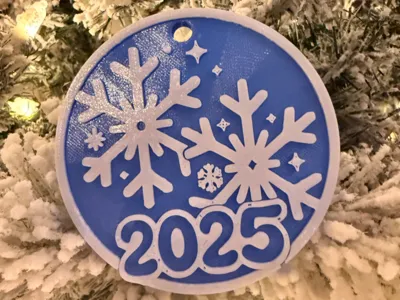 2025 Snowflake Ornament 