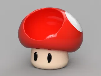马里奥蘑菇敞口盒子
