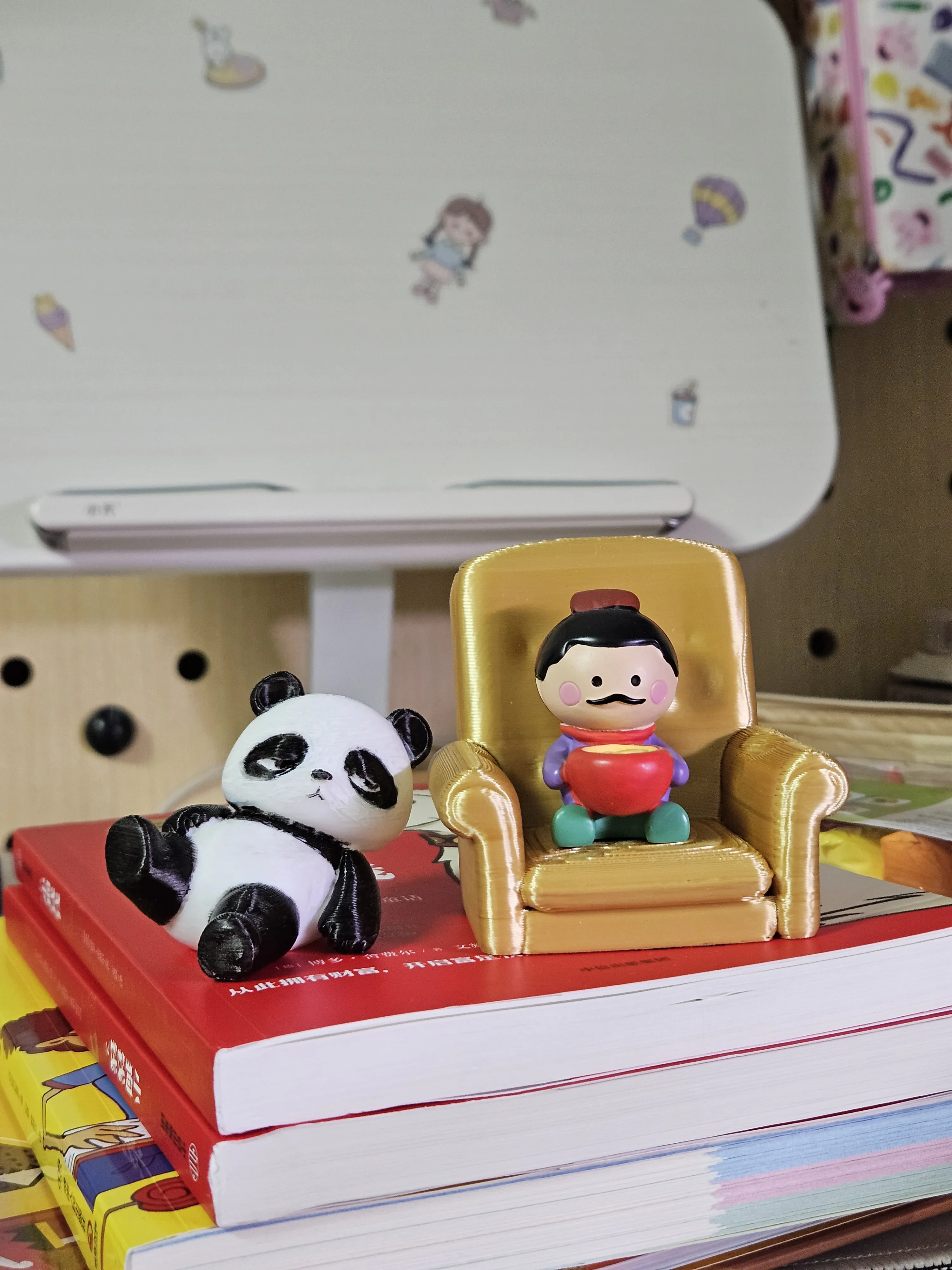 Lazy Panda Figurine by 李茻 MakerWorld: Download Free 3D Models