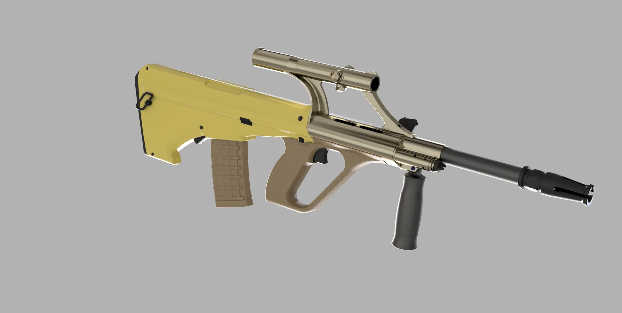 Austria STEYR AUG A1 bullpup assault rifle - Free 3D Print Model ...