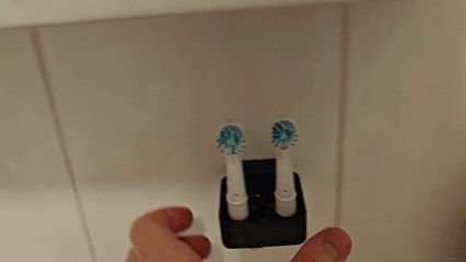 Wall mounted Electric Toothbrush Head Holder
