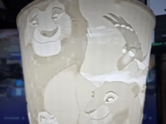 Lionking lightshade for ceiling