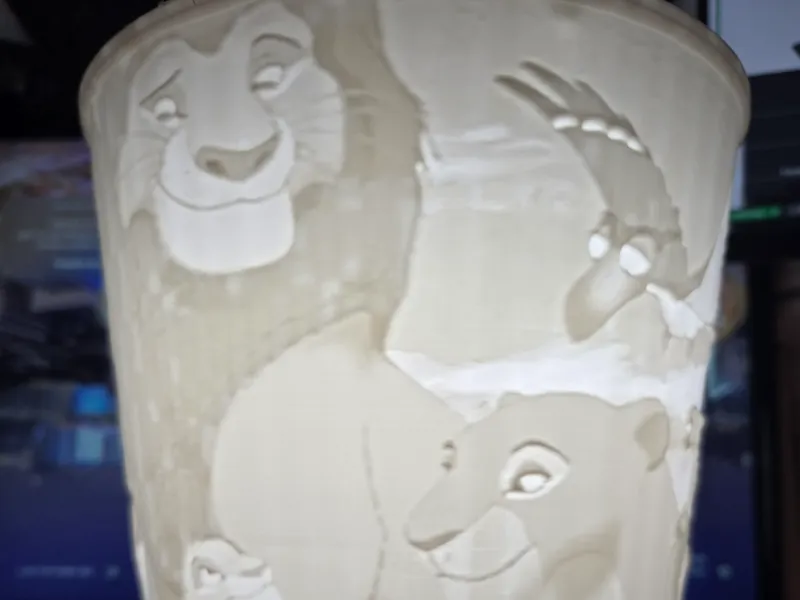 Lionking lightshade for ceiling 