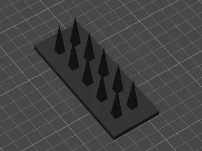 Cat spike for garden Door