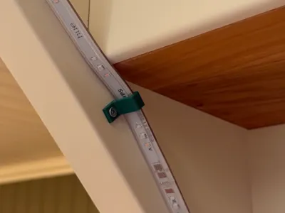 Philips Hue Lightstrip Plus wall mount