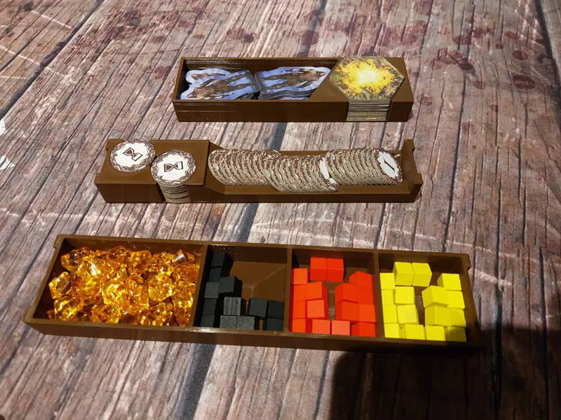 Oathsworn - Coins, Location Tokens & Cubes Storage