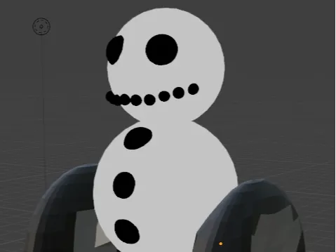 Snowman on Wheels