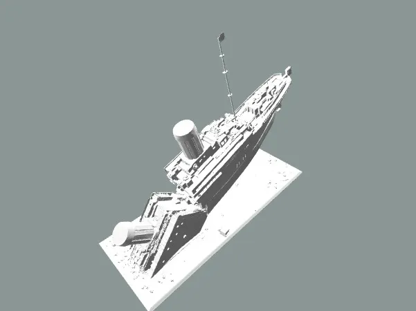 Titanic Breaking In Half