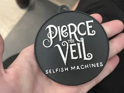 Pierce the Veil Selfish Machines Keychain