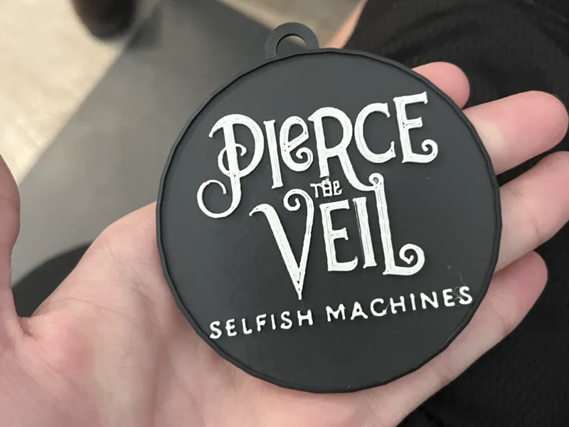 Pierce the Veil Selfish Machines Keychain