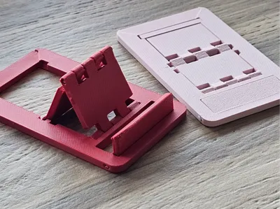 Wallet portable phone holder