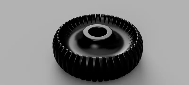 Small bed leveling knob.