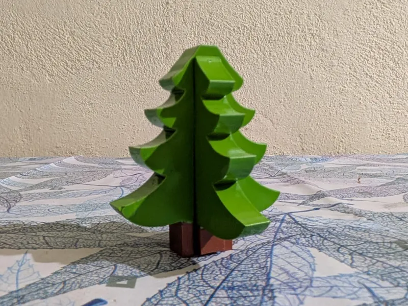 mountable Christmas tree