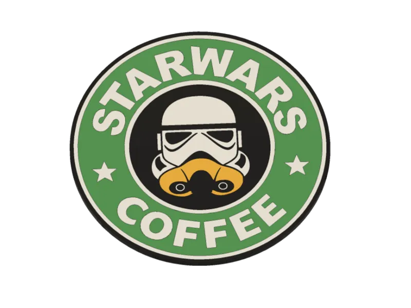 Sous tasse Starwars coffee