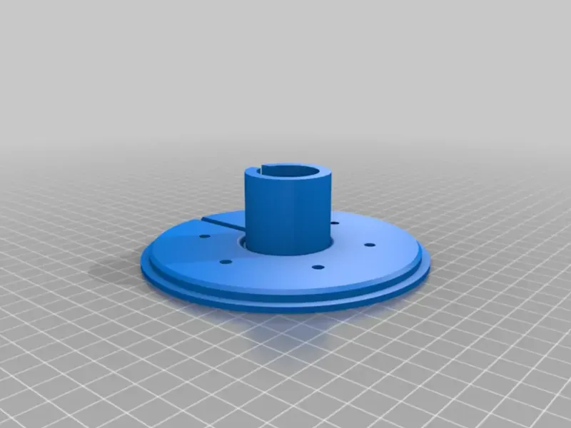 Candelabra lamp base for Lithophane cube lamp