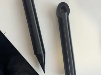 hanging rod and ground spike 