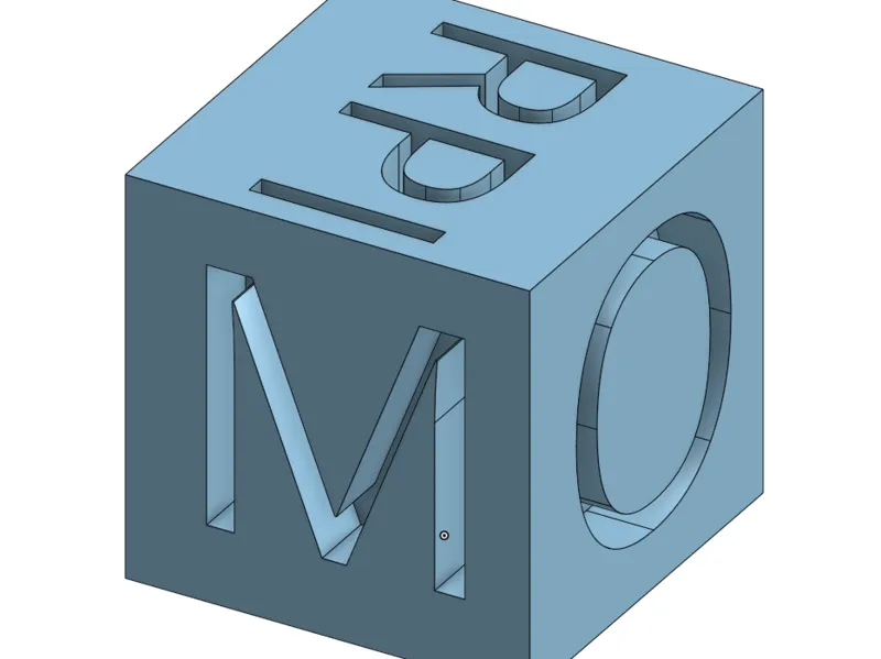 model test cube