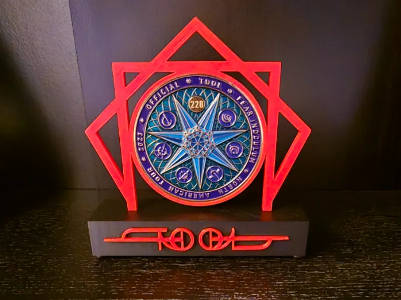 TooL Band Medallion display