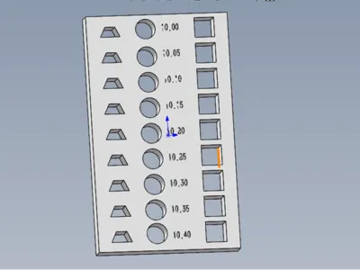 Model Joinery Tolerance Test